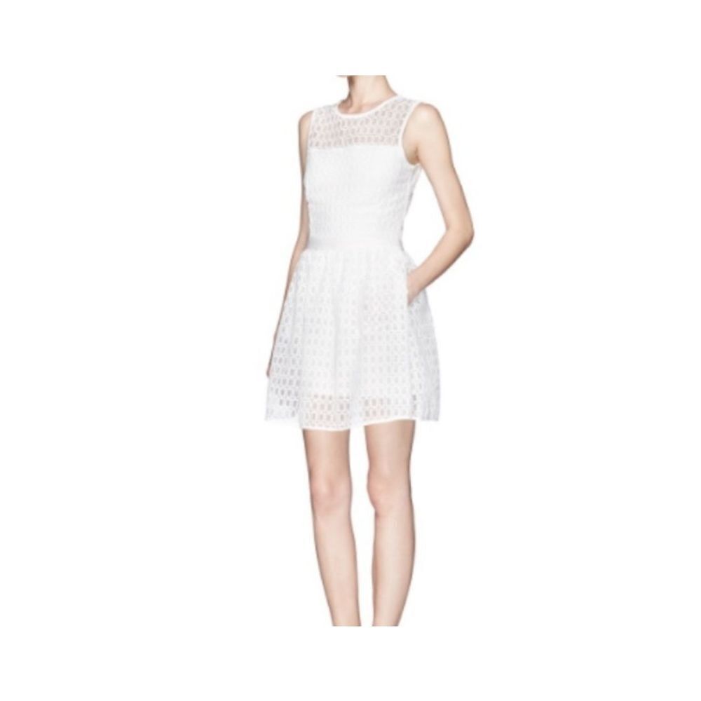 Maje "Elixer" organza white Dress sz 1